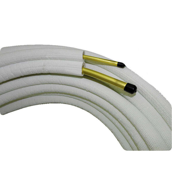 Geïsoleerde dubbele Aircoleiding 3/8 x 5/8 Geïsoleerde dubbele Aircoleiding 3/8 x 5/8