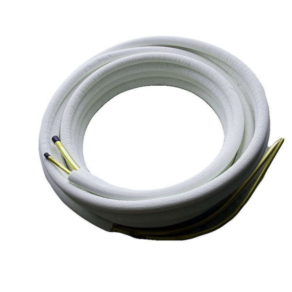 Geïsoleerde dubbele Aircoleiding 3/8 x 5/8 Geïsoleerde dubbele Aircoleiding 3/8 x 5/8