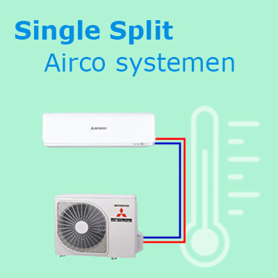 Single split airco systemen van Mitsubishi Heavy Industries - Airco voor in huis